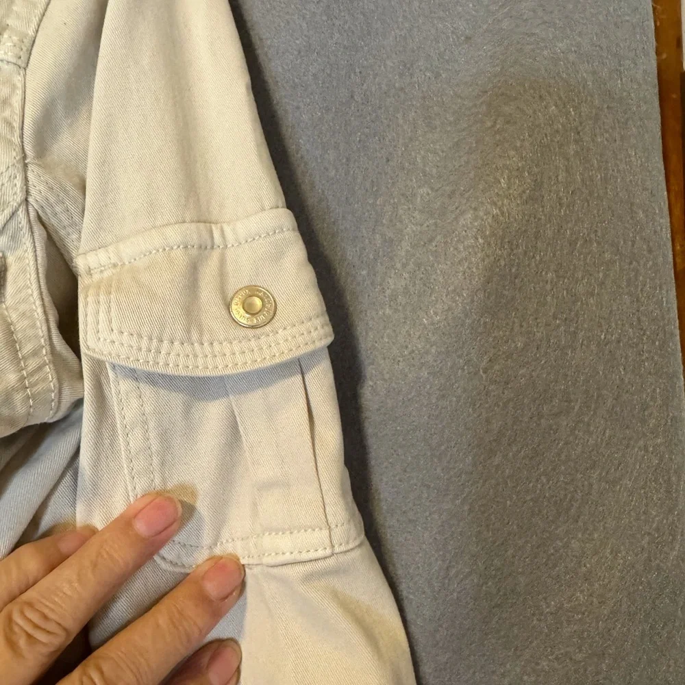 Kensie Cream Utility Jacket. Very Good Used Condition. - Picture 5 of 13